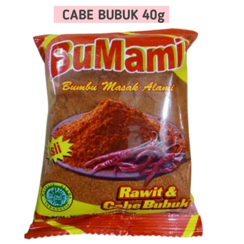

BUMAMI CABAI RAWIT BUBUK INSTAN 40g