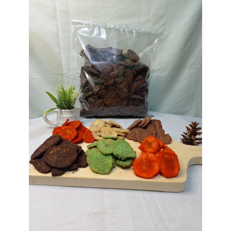 

1kg keripik pisang coklat & varian rasa khas lampung