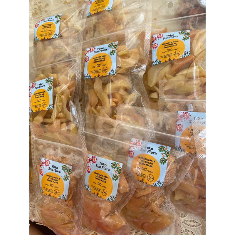

Manisan Pala Less Sugar Homemade 250gr