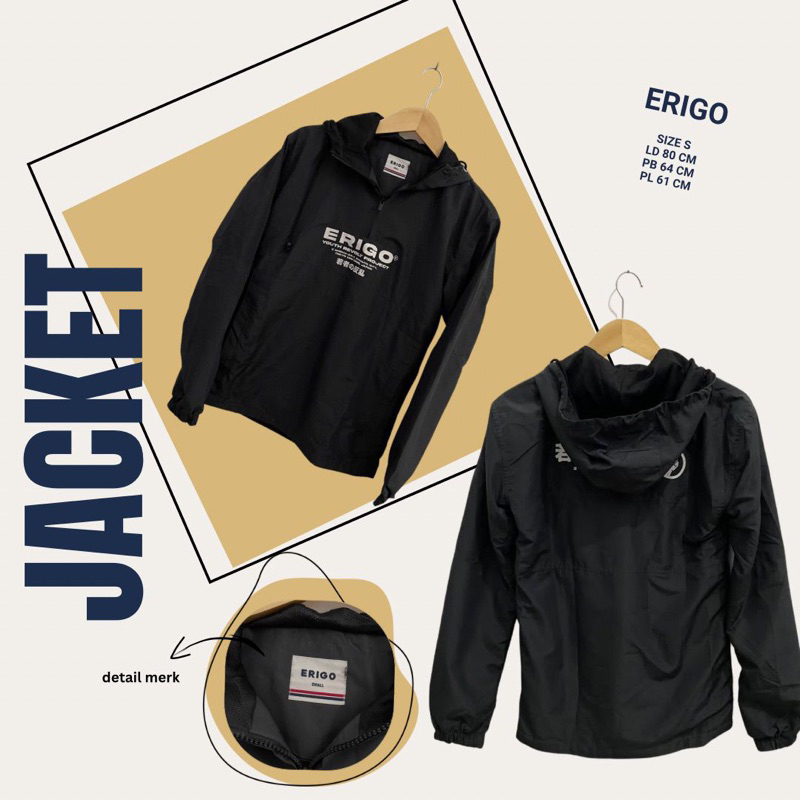Preloved ERIGO Jacket Hoodie