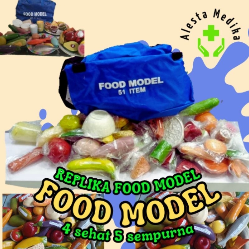 Food Model gizi/4 sehat 5 sempurna isi 51|| Gizi Seimbang