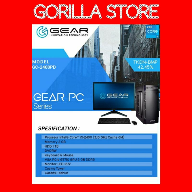 PC CLIENT GEAR GC-2400PD