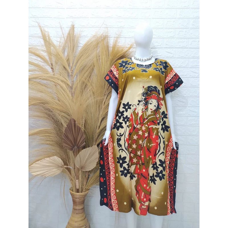 Daster lowo motif kimono Jepang