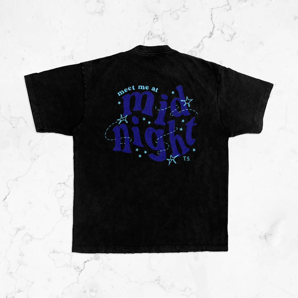 T-shirt Oversized Heavyweight 16s By Reputation - TAYLOR SWIFT ( MIDNIGHT )