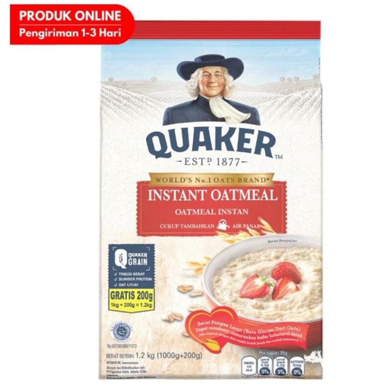 

QUAKER Instan Oatmeal 1.2kg