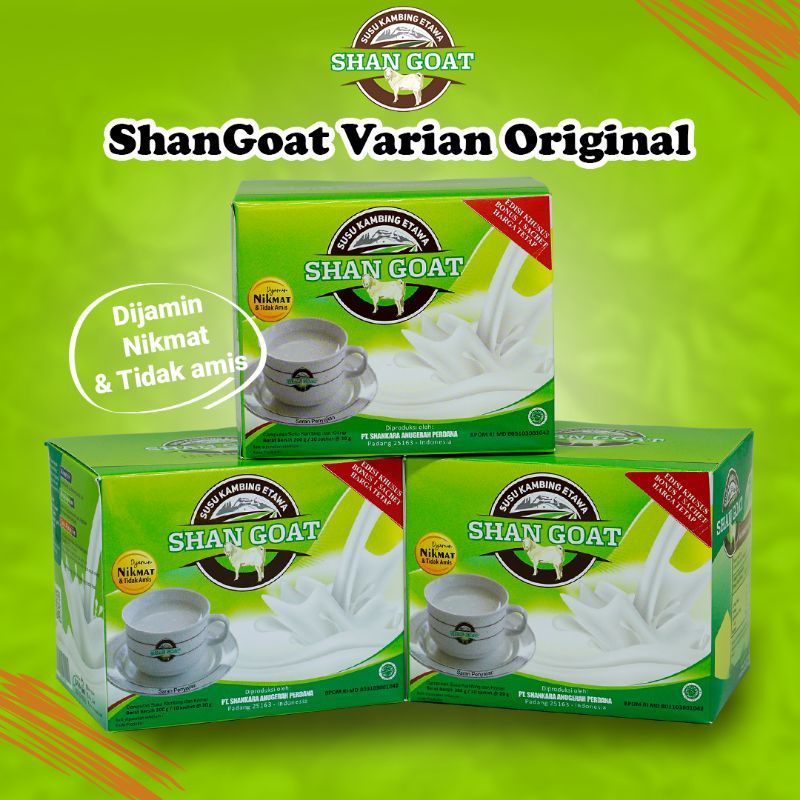 

Susu kambing etawa Shan goat rasa original