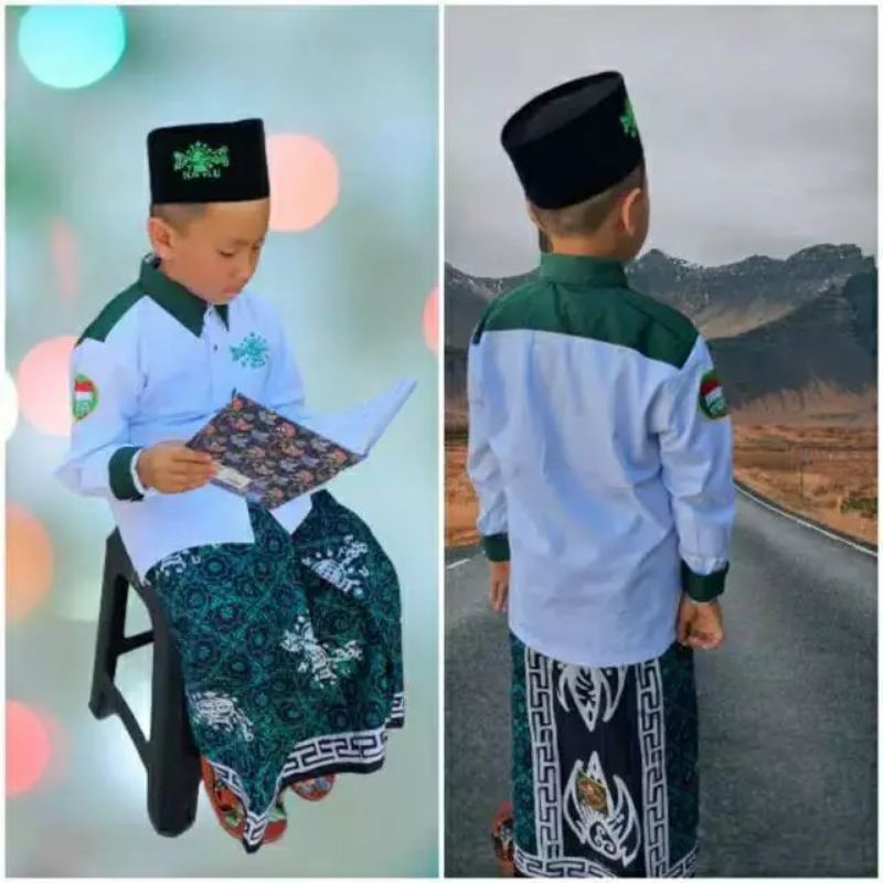 Baju Muslim Anak | Koko Anak HSN Hari Santri Nasional | Baju Koko Sragam NU Termurah