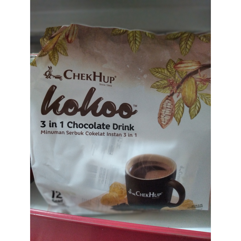 

Chek hup kokoo 3in1 chocolate drink 12 sachet x 40 gr