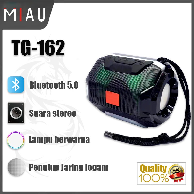 TG-162 Speakers bluetooth wireless portable Speakers USB LED