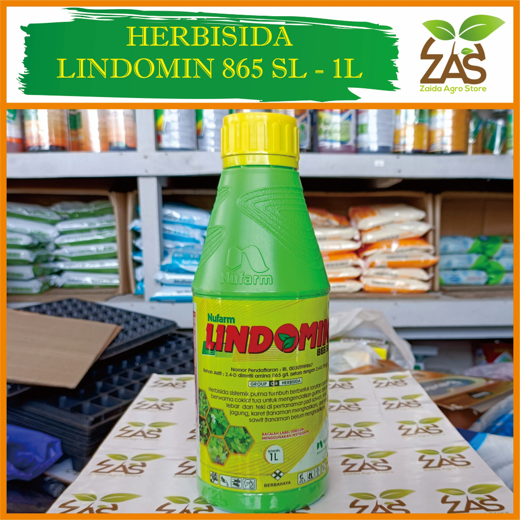 LINDOMIN 865 SL - 1 LITER - HERBISIDA SISTEMIK