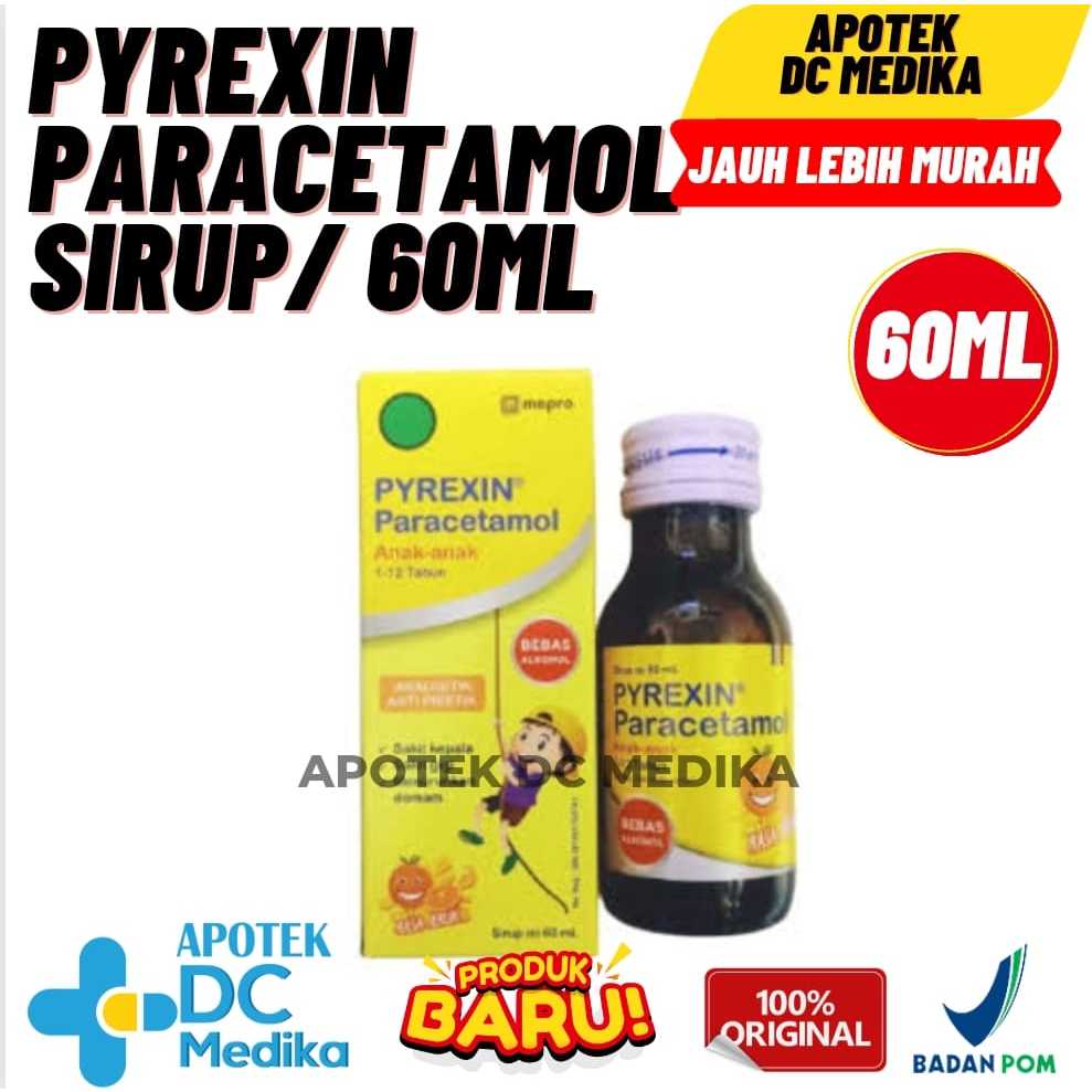 PYREXIN/PARACETAMOL/SIRUP/60ML