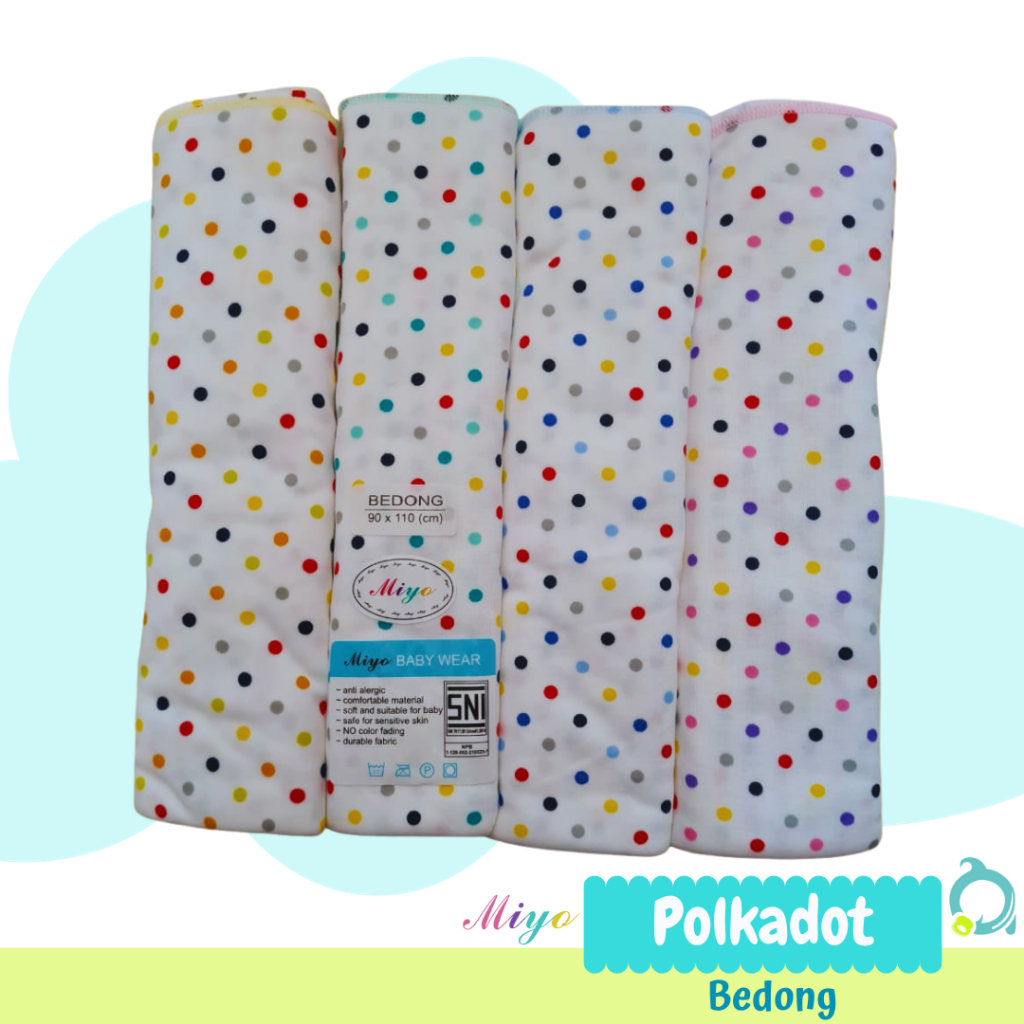 MIYO | LIBBY  Bedong Motif / Salur/ Polkadot  (1 pcs)
