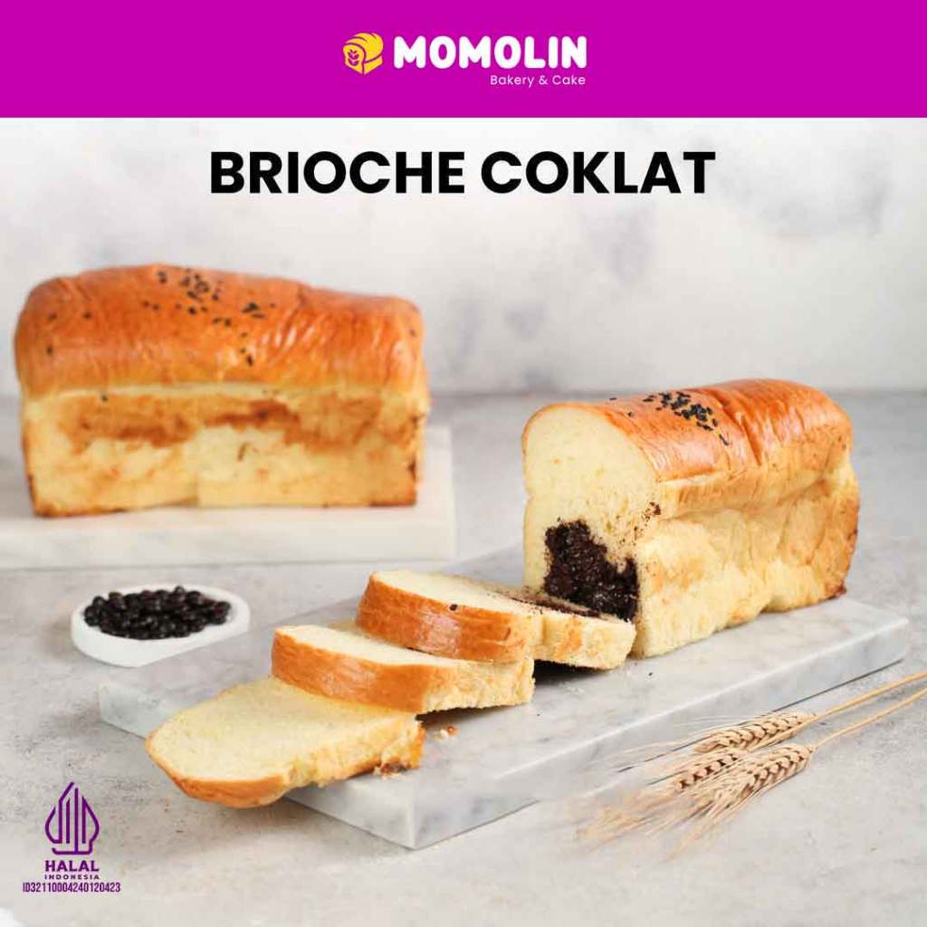 

Momolin Bakery Brioche Cokelat Momolin Bakery | Roti Kasur | Roti Kasur Cokelat