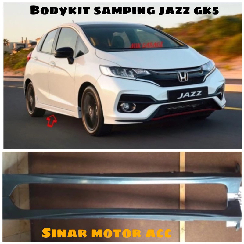 Bodykit samping side skirt sideskirt honda jazz Gk5