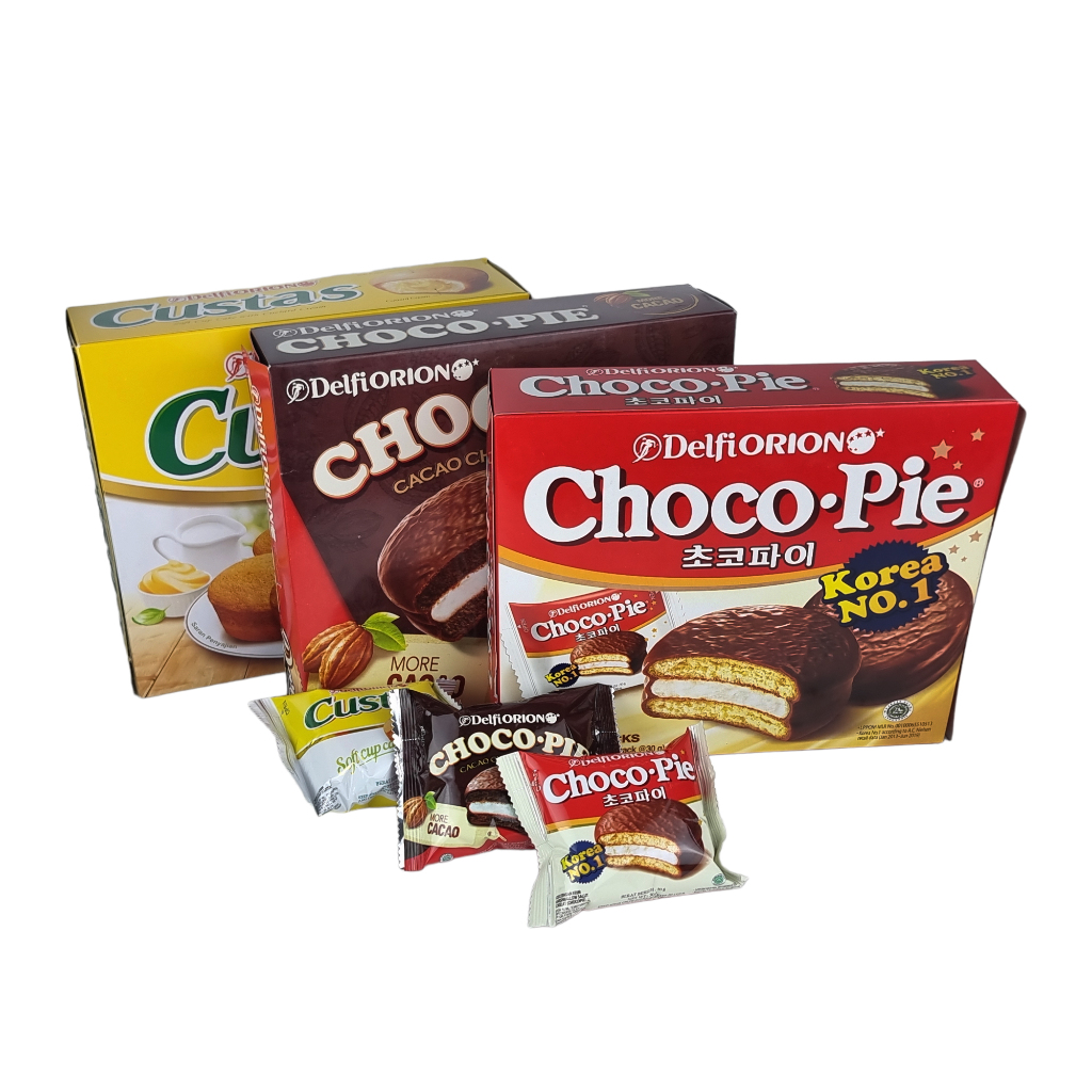 

Delfi Orion Choco Pie , Custas BOX - Netto 23 gr x 12 pcs