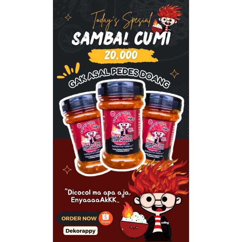 

Sambal Cumi Khas Madura produksi edby