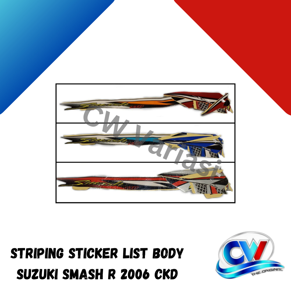Striping Sticker List Body Smash R 2006