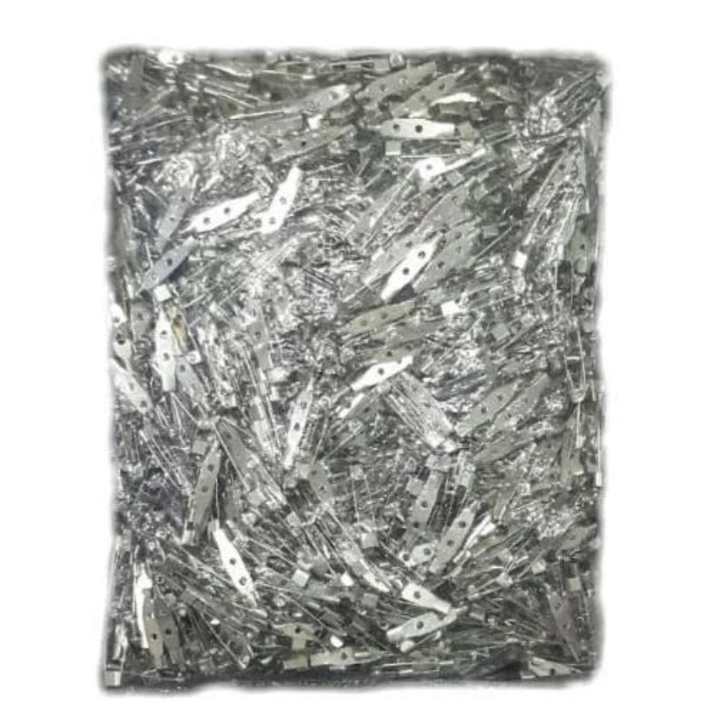 Grosir peniti silver pack besar isi 1000/ peniti bros