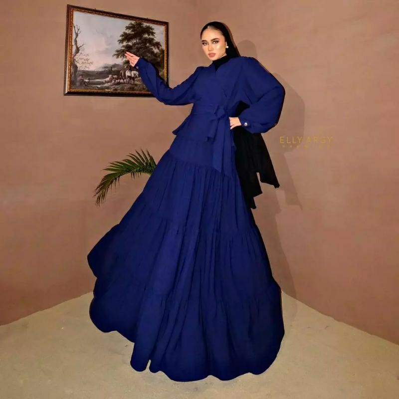 Setelan Rok Crincle Premium Elly Arsy⭐⭐⭐⭐⭐