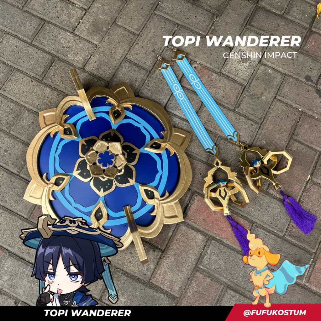 TOPI WANDERER / WANDERER HAT - GENSHIN IMPACT BY FUFUKOSTUM