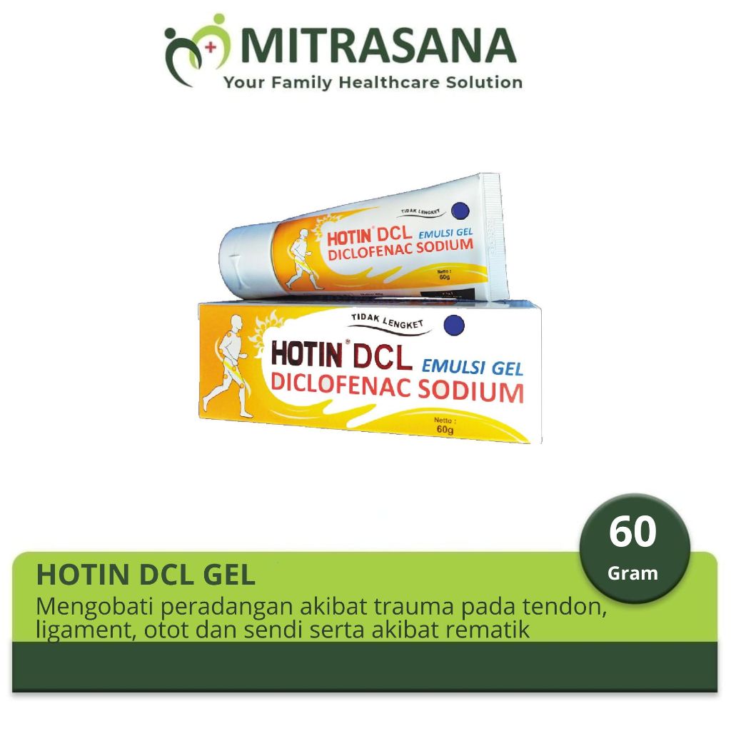 Hotin DCL 60 Gram - Pereda Nyeri Otot dan Sendi