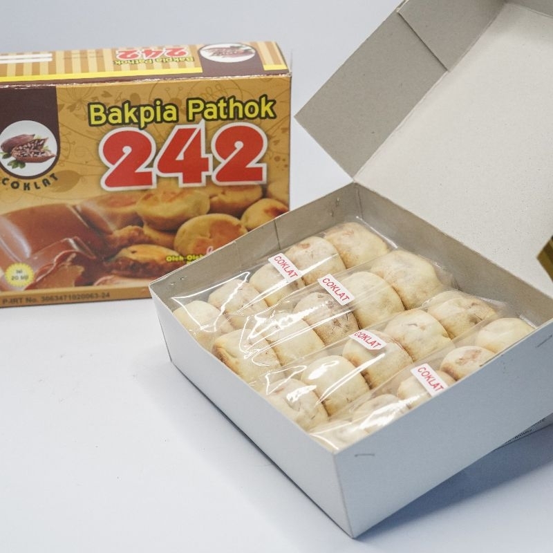 

Bakpia Pathuk rasa coklat kering isi 20