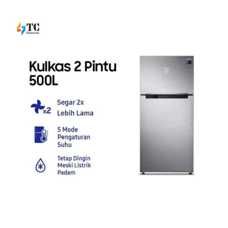 Kulkas 2 Pintu SAMSUNG RT50K6241S8 JUMBO - 500 Liter