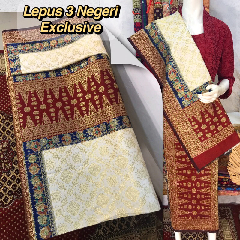 Songket Lepus 3 Negeri Exclusive-Asli Tenun Tangan Palembang(Ilham Songket)