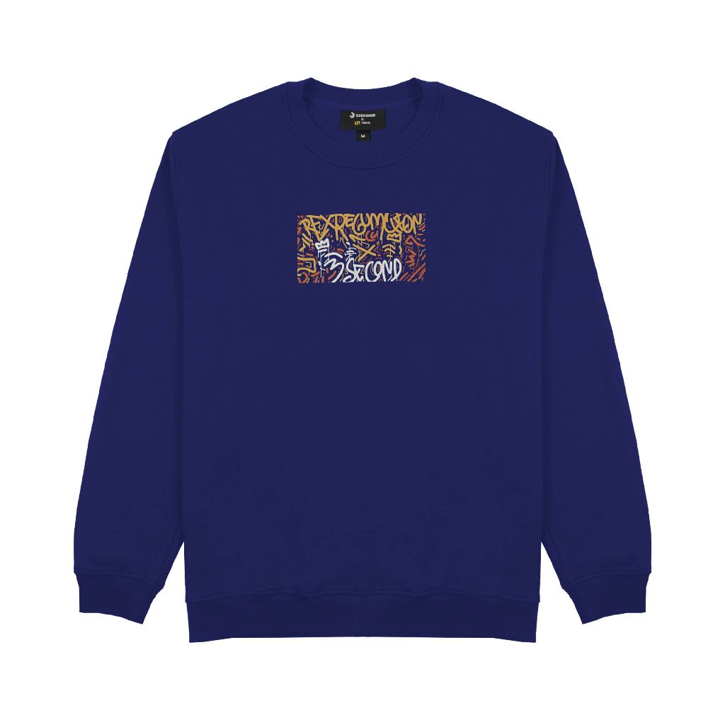 3Second x RRQ Graffity Doodle Crewneck Sweater