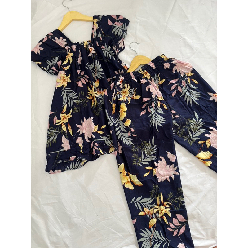 ONE SET LENGAN PENDEK RAYON PREMIUM