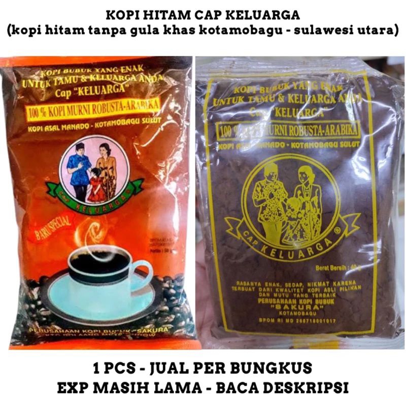

Kopi bubuk cap keluarga Khas Kotamobagu Sulawesi Utara