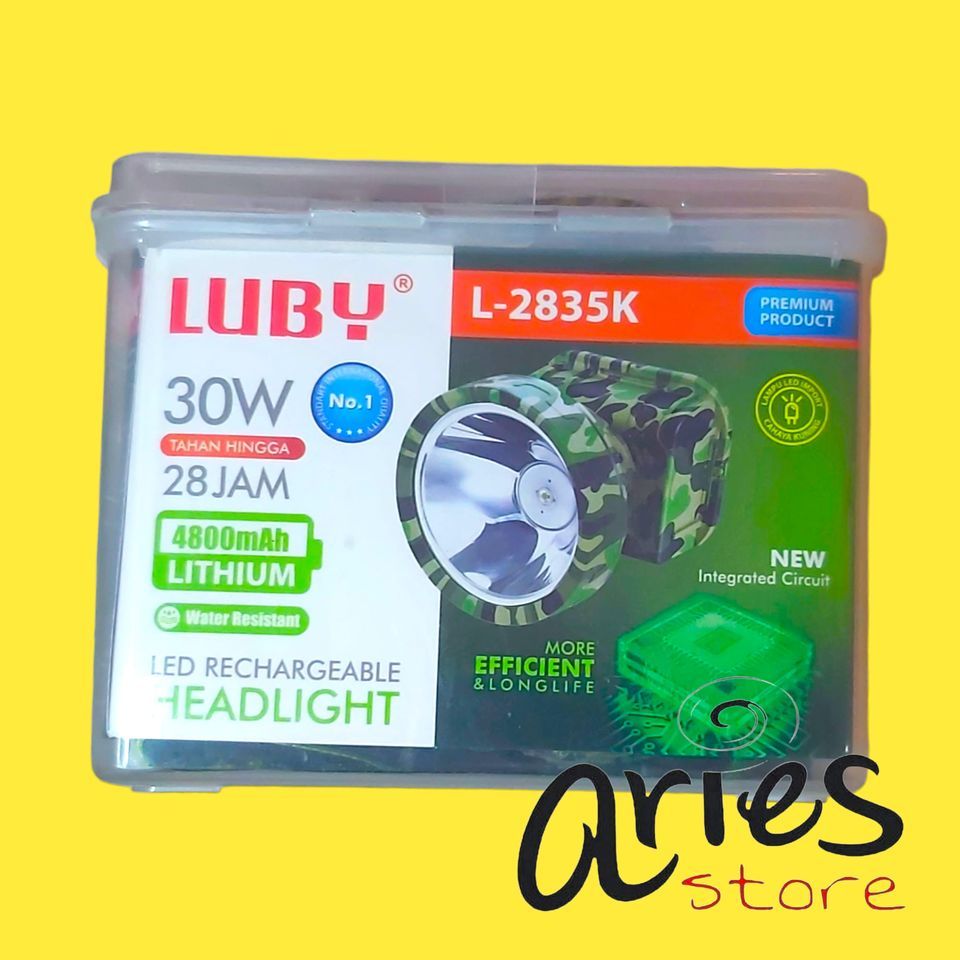 SENTER KEPALA LUBY 30 WATT