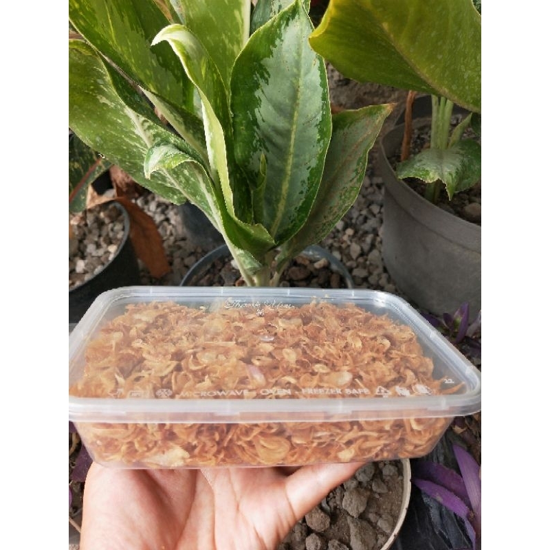 

Bawang merah goreng original tanpa tepung