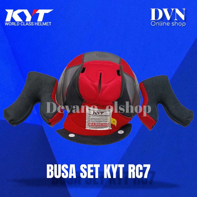 original busa set helm kyt rc7