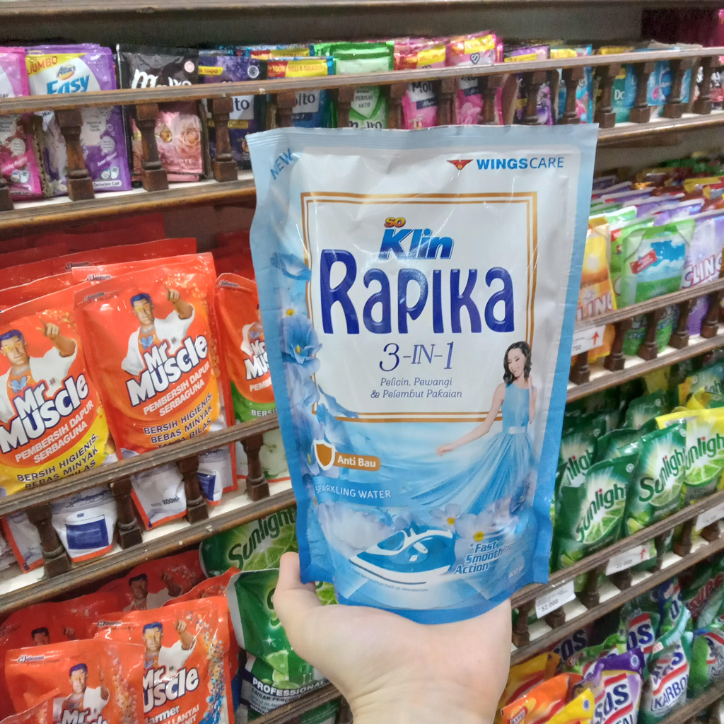 SO KLIN RAPIKA 3 IN 1 REFILL POUCH FOREVER BLOSSOM / LAVENDER SPLASH / SPARKLING WATER / GREEN MEADO