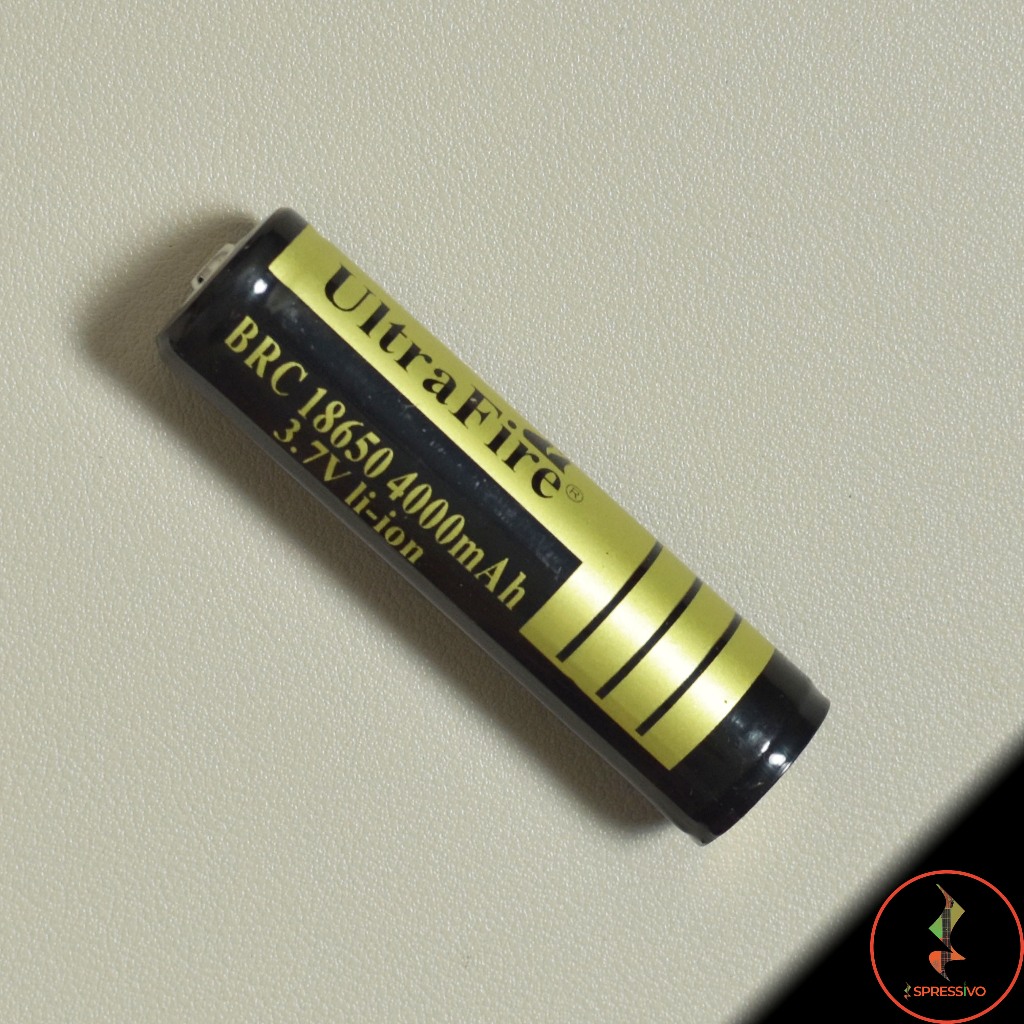 Baterai 18650 ultrafire 4000 mAh black gold batere batre battery BRC