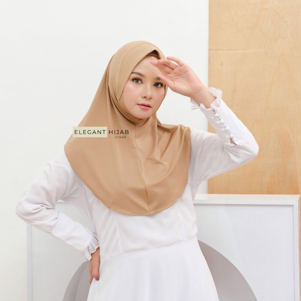 Hijab Dagu Malaysia Size M I Hijab Dagu Kekinian I Jilbab Instan Malaysia Spandex Jersey Premium