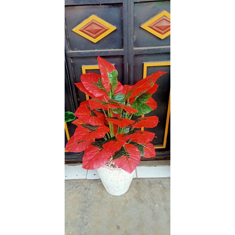 BUNGA HIAS KELADI | BUNGA HIAS SUDUT | BUNGA 36 CABANG BUNGA HIAS JUMBO