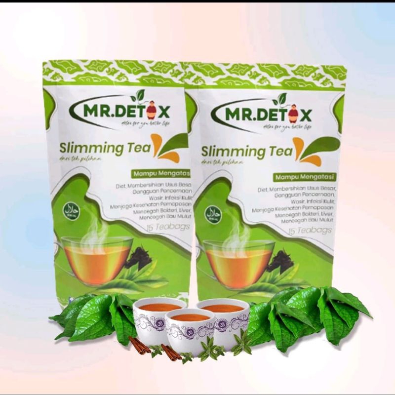 Pelangsing Mr. Detox / Teh Herbal Pelangsing Badan