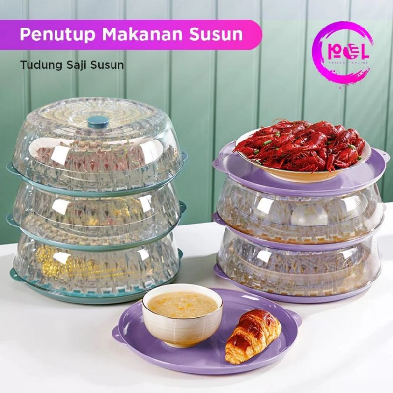 TUDUNG SAJI 4 SUSUN CRYSTAL