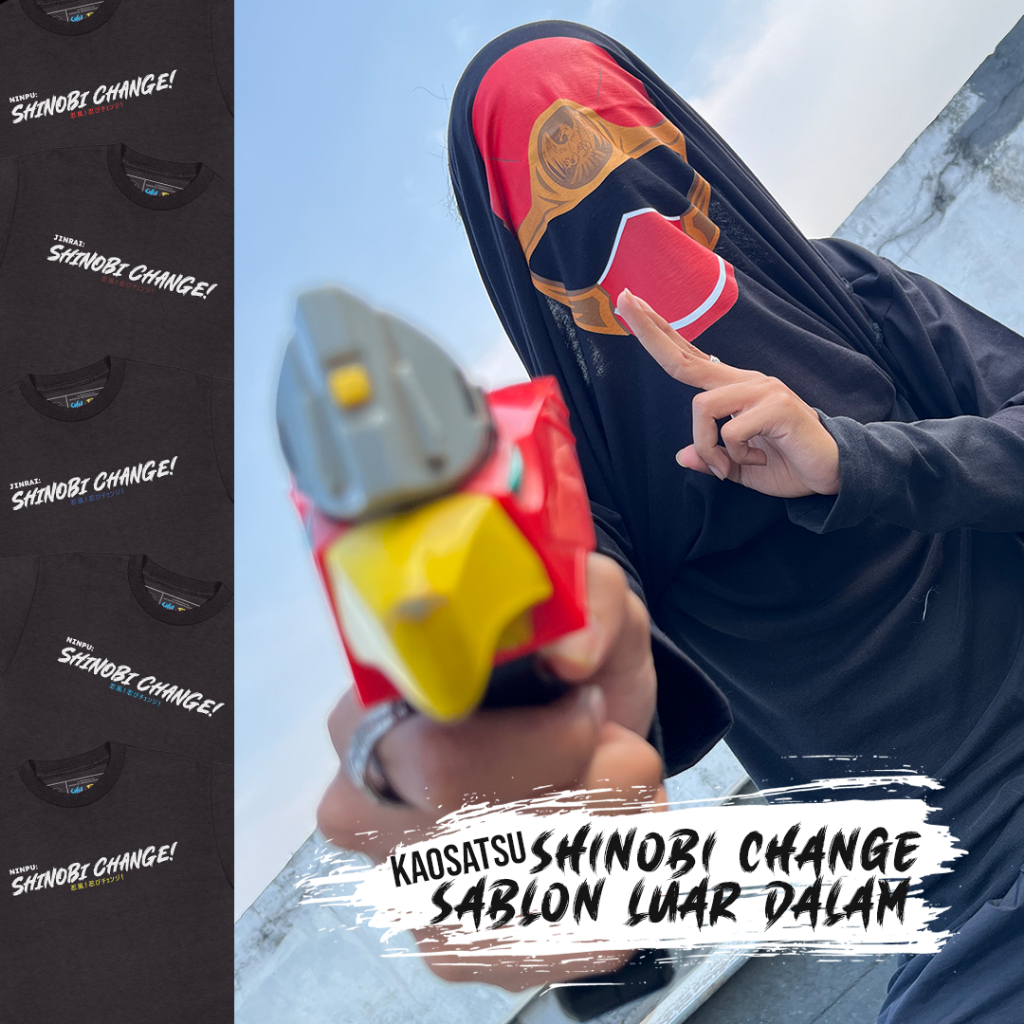 KAOSATSU SHINOBI CHANGE EDITION (UNOFFICIAL FANMERCH HURRICANGER NINPUSENTAI)