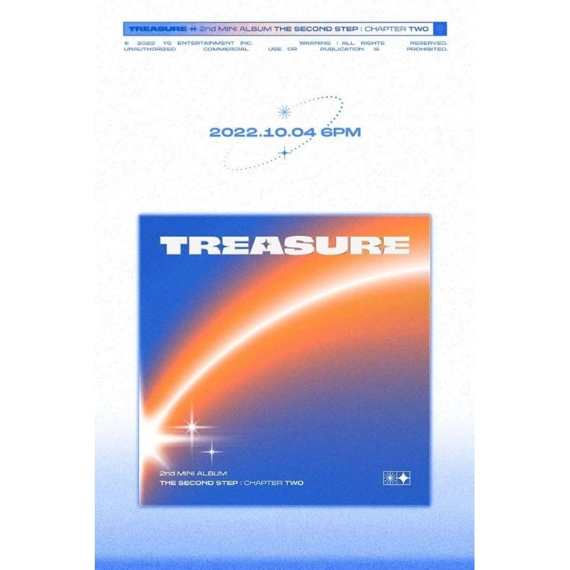 {READY STOCK}TREASURE- 2nd MINI ALBUM 'THE SECOND STEP: CHAPTER TWO' + POSTER + OFC PC RANDOM