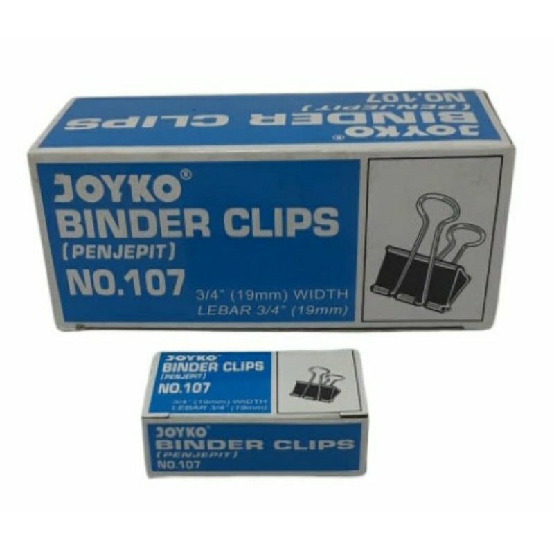 

Binder Clips Joyko No. 107