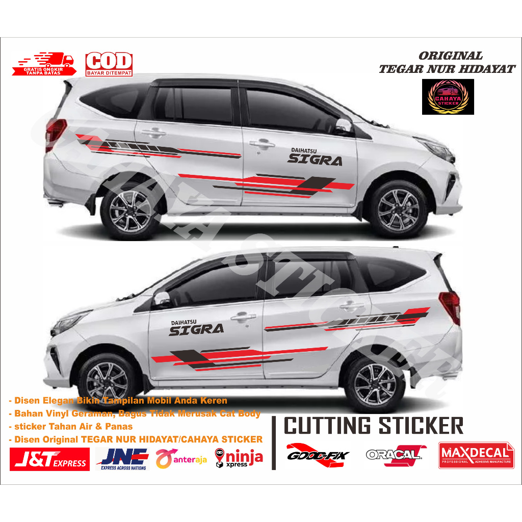 sticker mobil daihatsu sigra stiker lis mobil daihatsu sigra sticker daihatsu sigra sticker mobil
