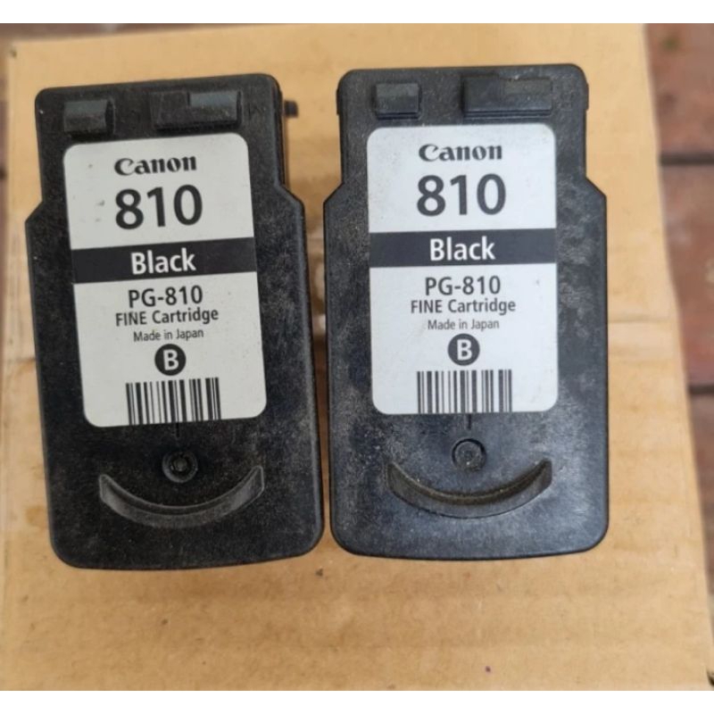 cartridge canon 810 black setting high siap pakai second