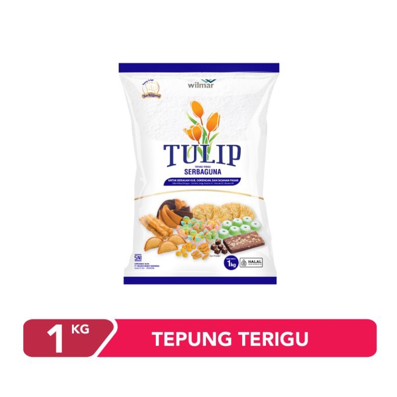 

Tepung terigu tulip kemasan 1kg