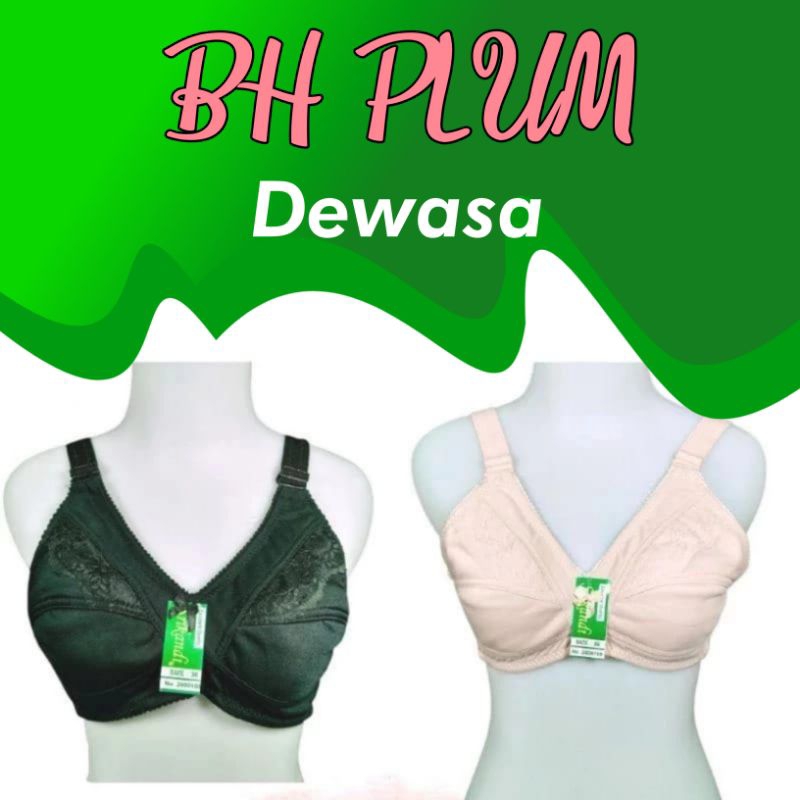 BH Plum Internasional renda Srikandi dewasa Tanpa kawat tanpa busa