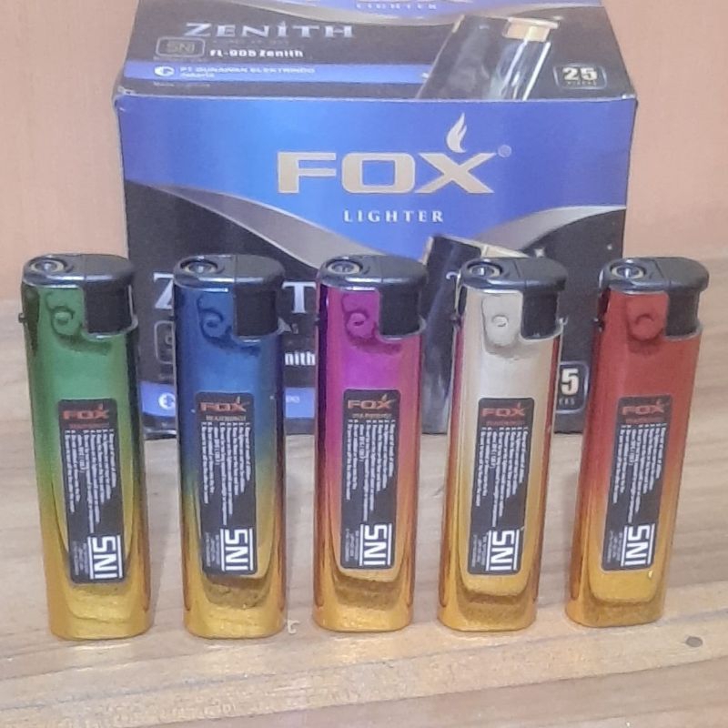Korek api Bara bodi besi  FOX ZENITH SLIM / korek api / korek bara / pemantik