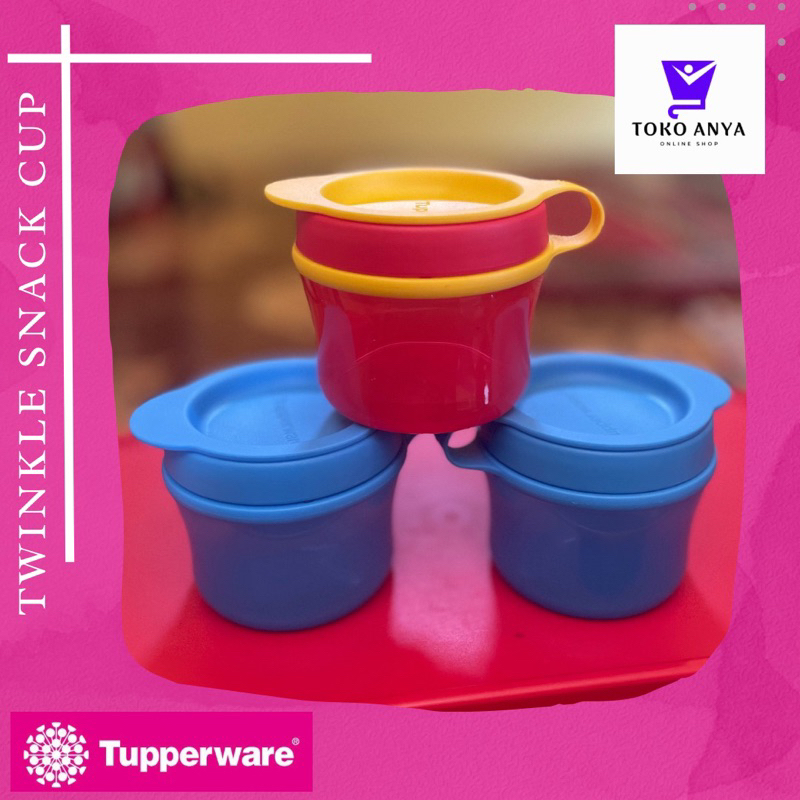 TWINKLE SNACK CUP TUPPERWARE / TEMPAT JAJAN BAYI / MANGKOK MAKAN BAYI / WADAH MPASI TUPPERWARE