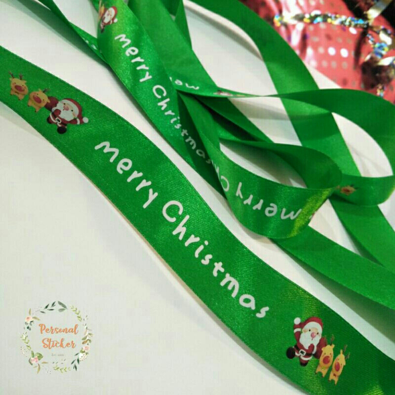 

Pita Merry Christmas Santa Claus Warna Hijau